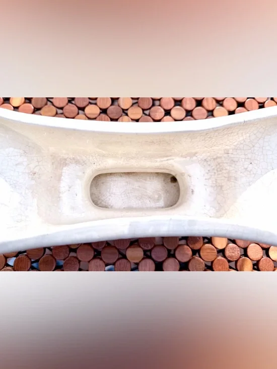 🪴 Vintage Ceramic Green Footed Planter (Possibly Unstamped McCoy), c. 1950-60 - Picture 4 of 10